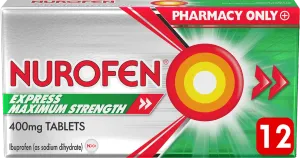 Nurofen Express Maximum Strength 400mg Tablets 12 Tablets
