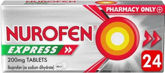 Nurofen Express 200mg Tablets 24 Tablets